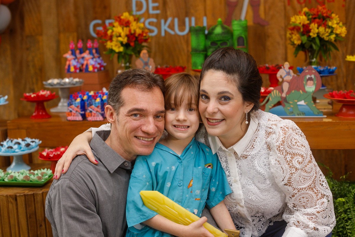 fotografia de família-aniversário Gabriel 5 anos-Quintal Festas-Botafogo-rj