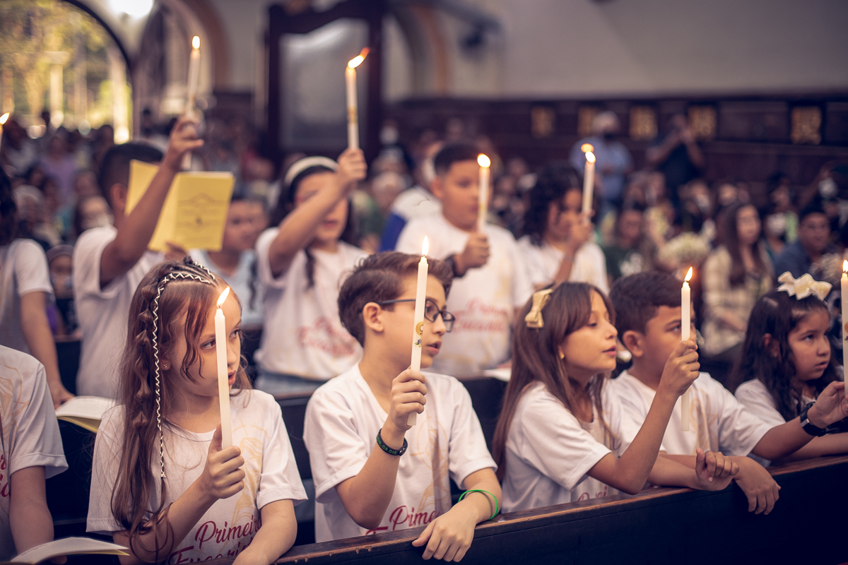 1ª comunhão -eucaristia- Rafael-Igreja São Sebastião-Vila Militar-rj