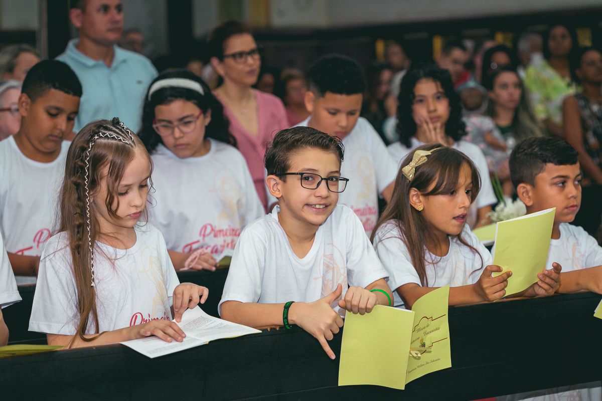 1ª comunhão -eucaristia- Rafael-Igreja São Sebastião-Vila Militar-rj