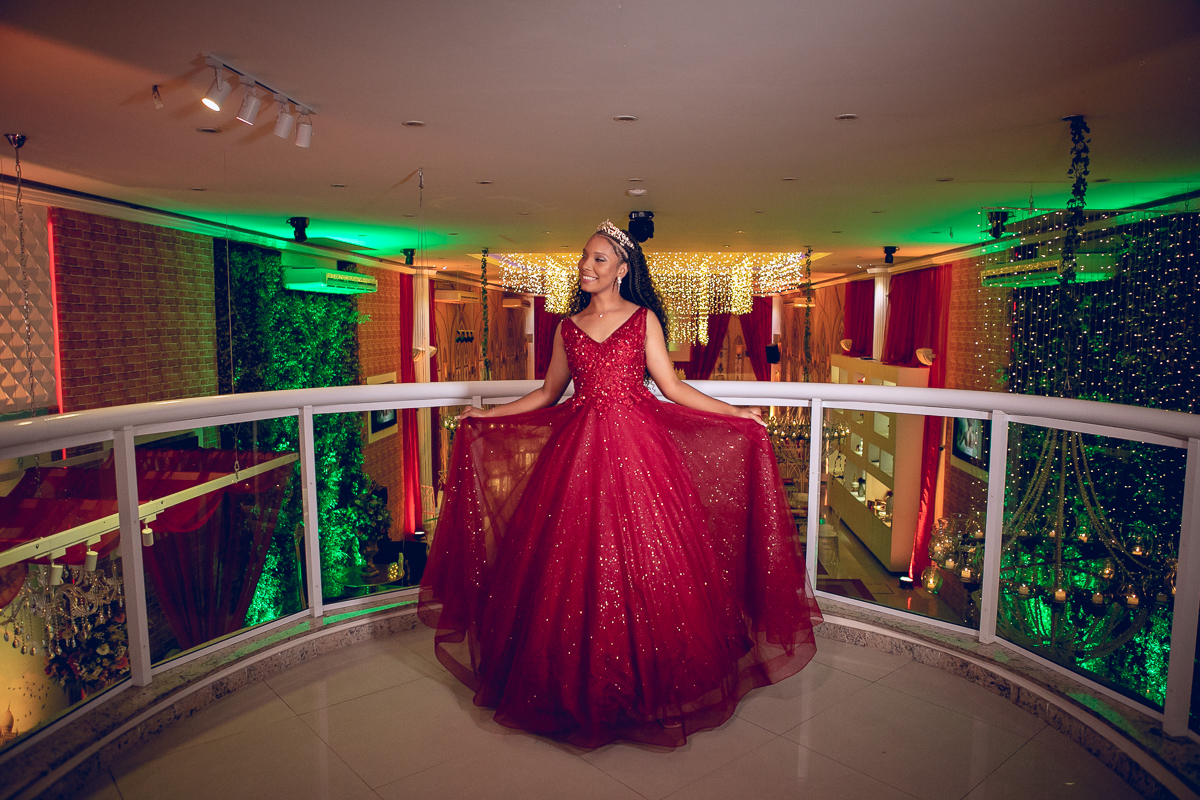 Vestido Vermelho-Cerimônia-casa de festas-Casa de festas Happy Day 2