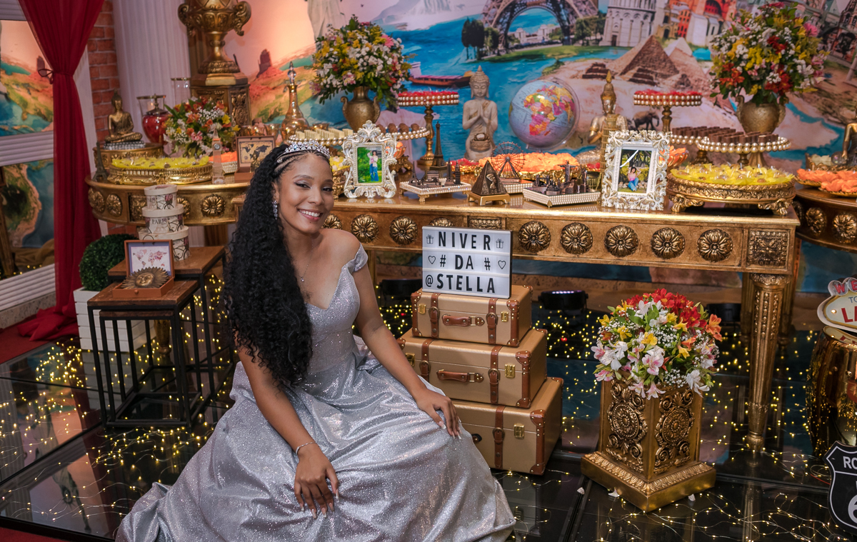 fotografia festa 15 anos-vestido de gala-vestido prata-debutante 15 anos-Stella-Happy Day 2