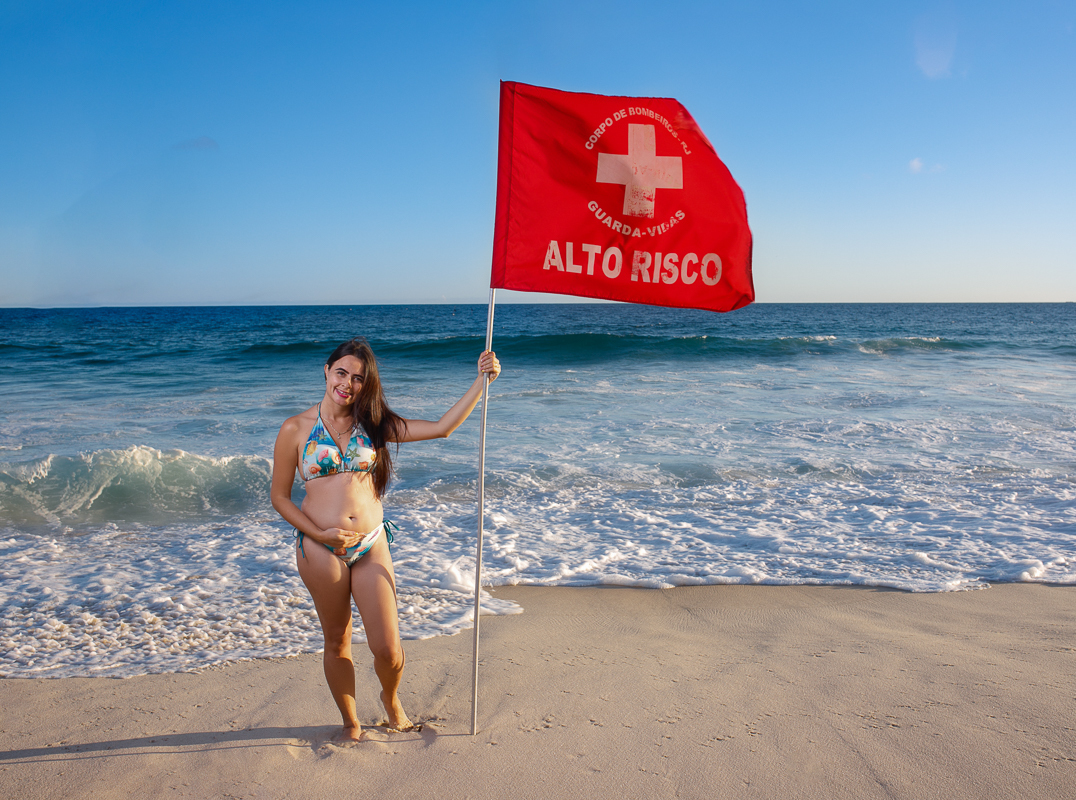 fotografia ensaio de gestante externo na prainha-rj