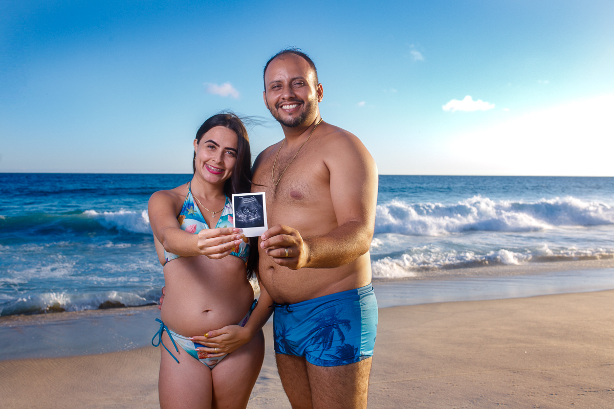 fotografia ensaio de gestante externo na prainha-rj