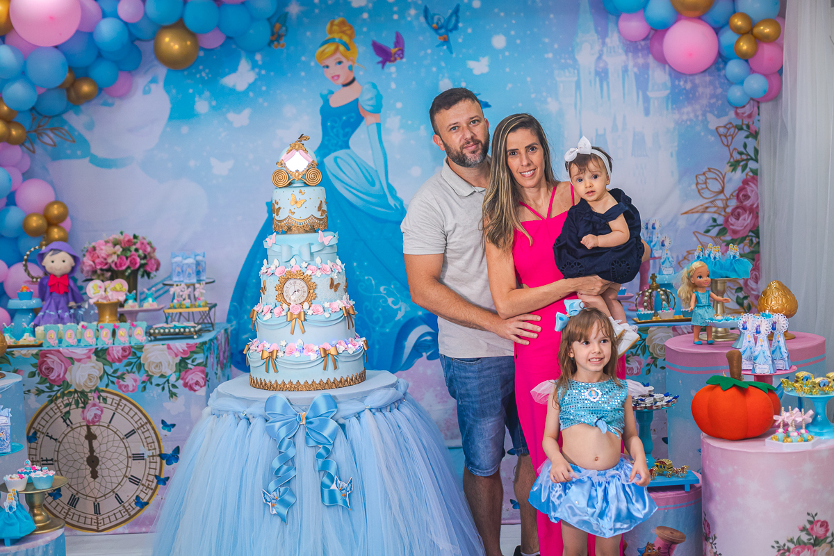 festa Cinderela 5  anos da Helena-família-aquarela buffet infantil-rj