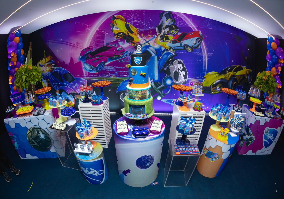 festa-decoração-Rocket  League- 8  anos yuri