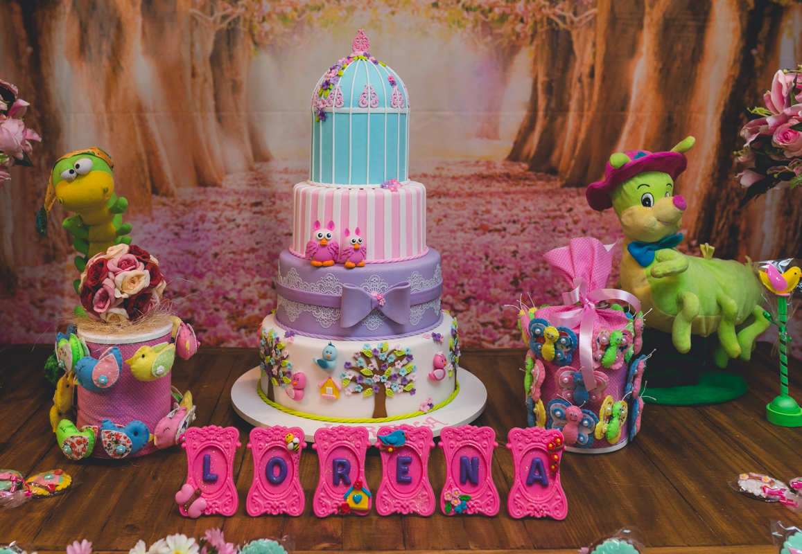 Bolo Decorado Jardim encantado