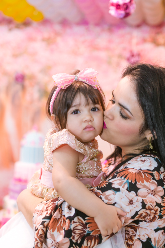 Fotografia aniversário  tema jardim encantado