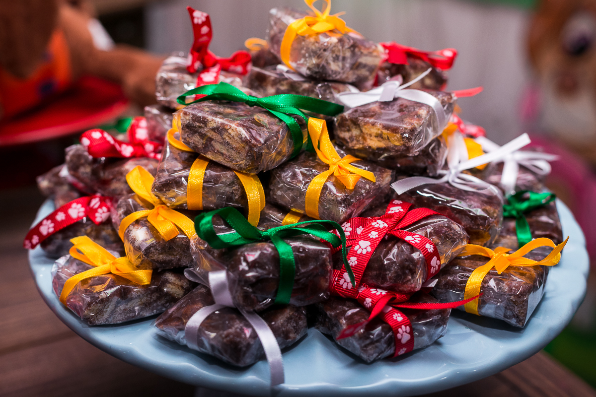Brownie Decorado fitas Patrulha canina