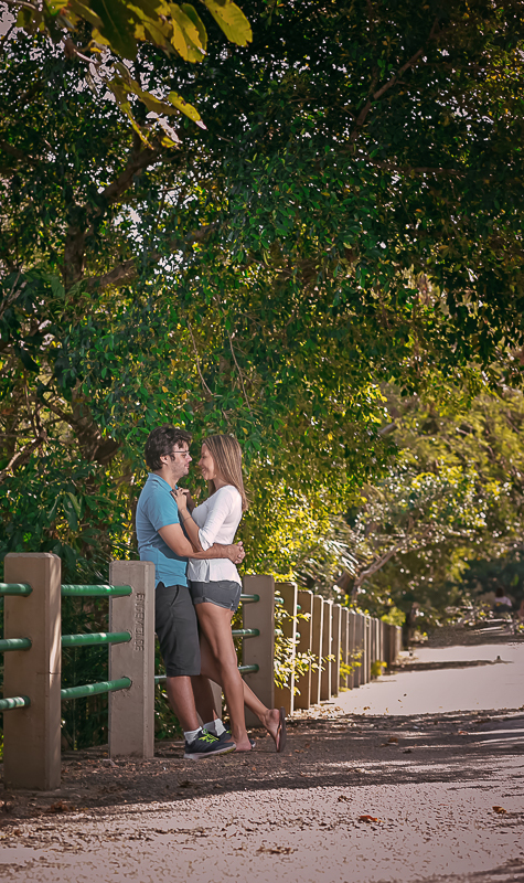 Ensaio casal subida da trilha Urca/RJ