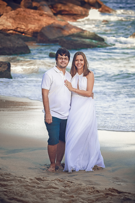 Ensaio pré casamento na praia/RJ