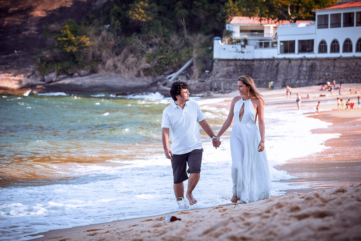 Ensaio Romântico na Praia/RJ