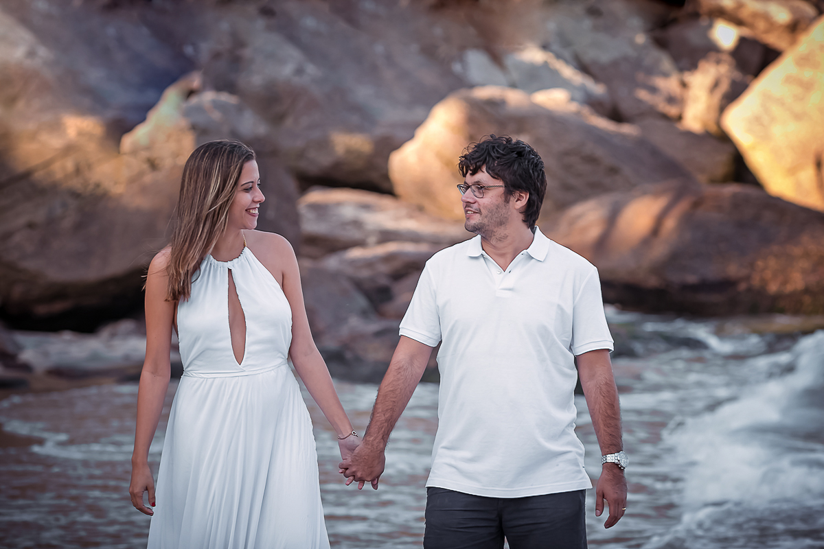 Ensaio pré casamento em tarde praia vermelha/RJ