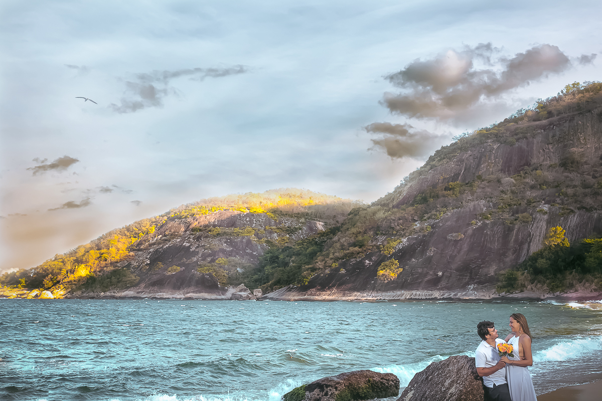 Entardecer ensaio pré wedding na urca/Rj