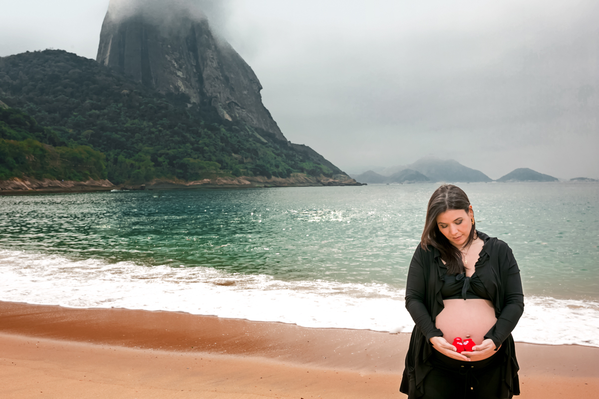 Ensaio gestante morro da urca
