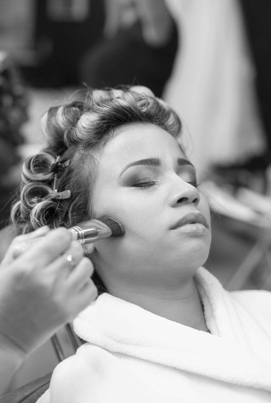 maquiagem noiva em making of