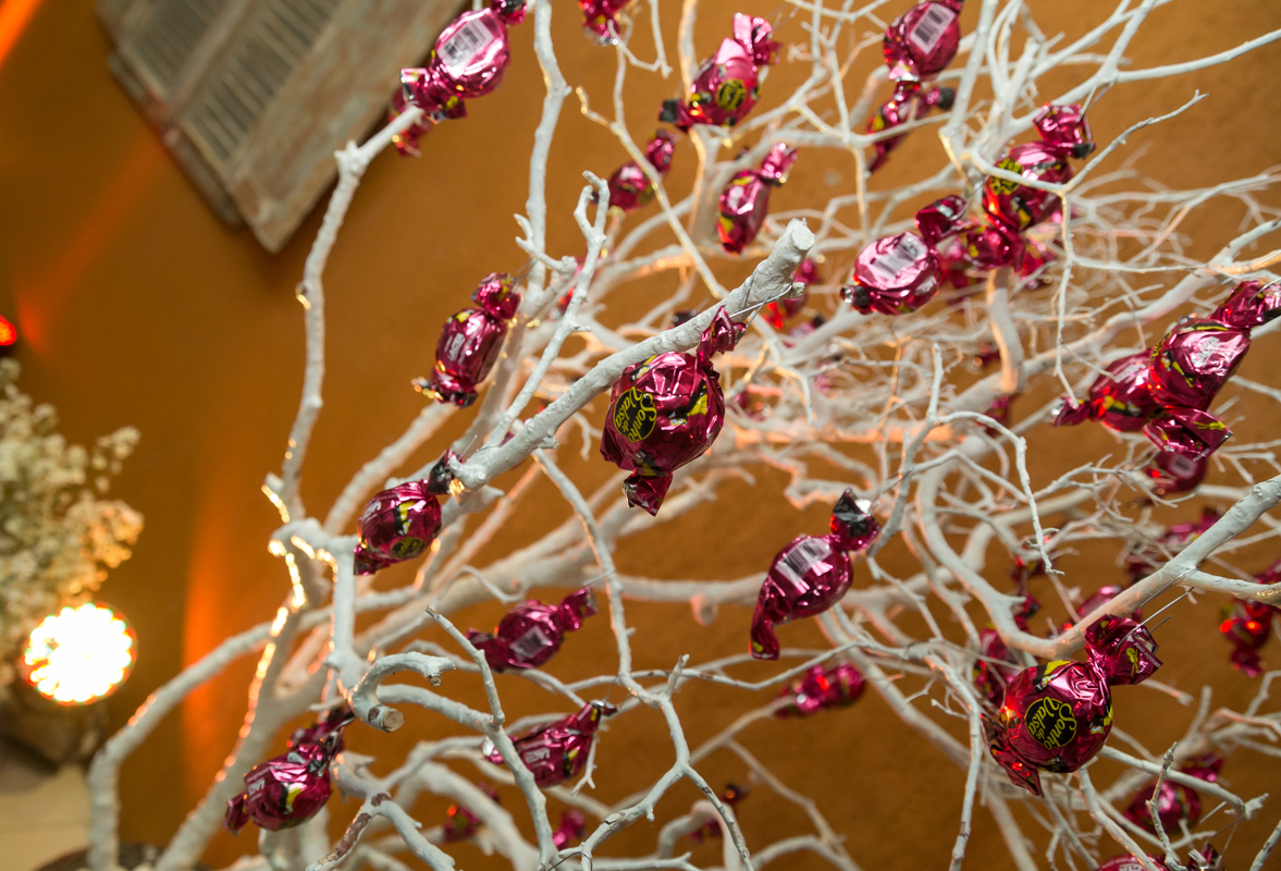 Árvore de bombons decoração casamento