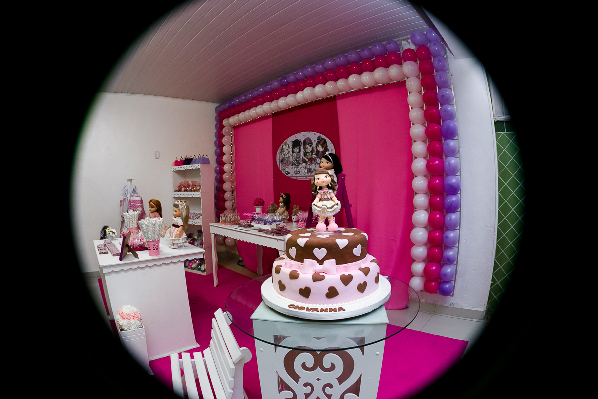 Festa infantil bonecas Jolie em Casa de Festas Tropical Kids