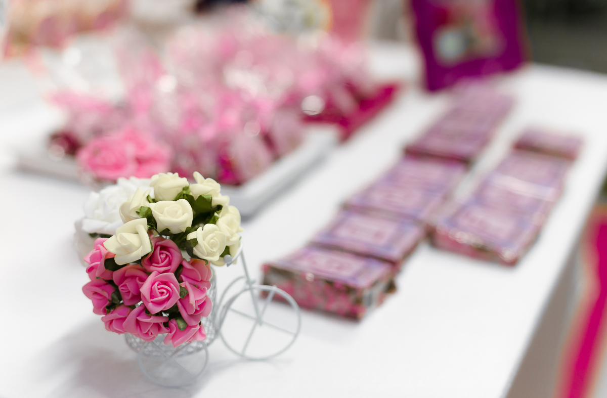 Decoração festa 1 ano tema boneca Jolie