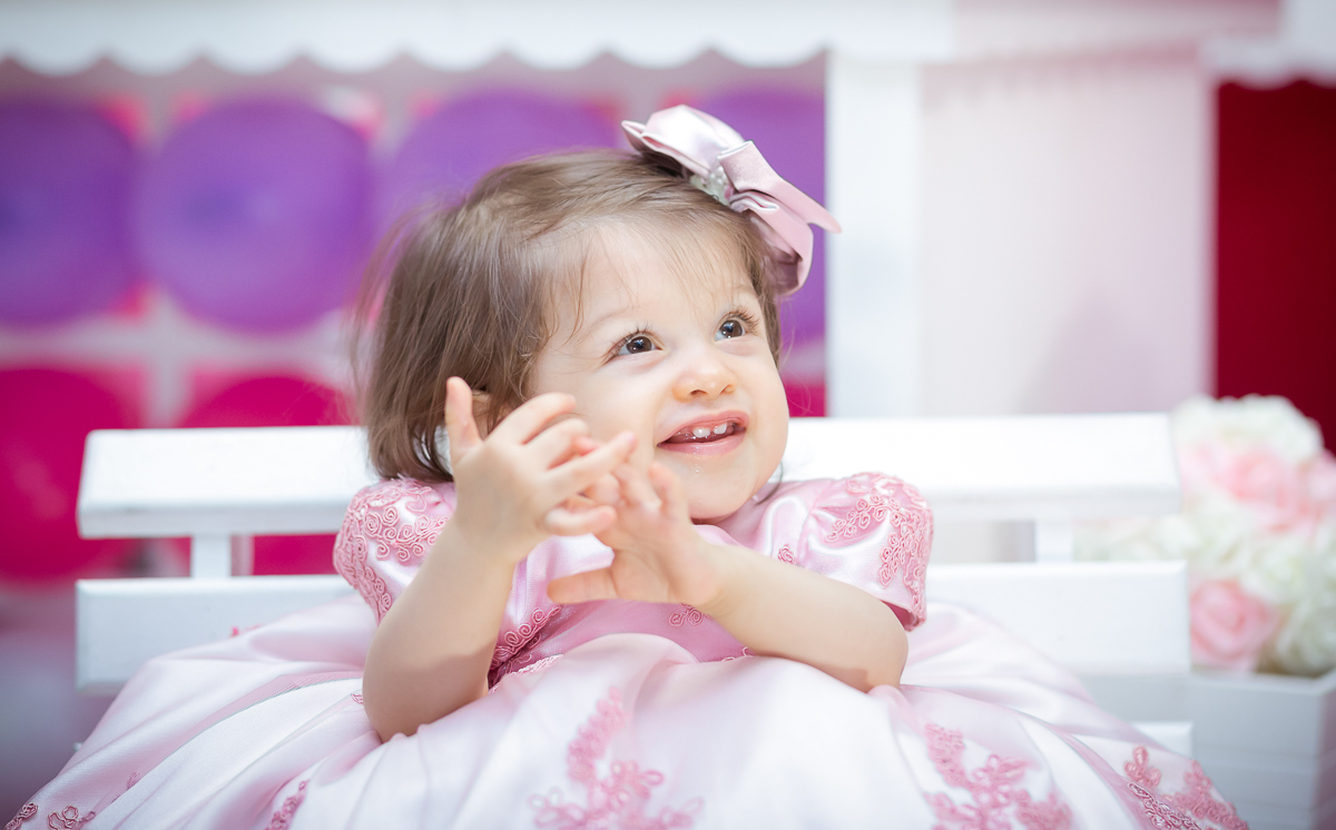 Fotografia infantil festa de 1 ano em tropical kids