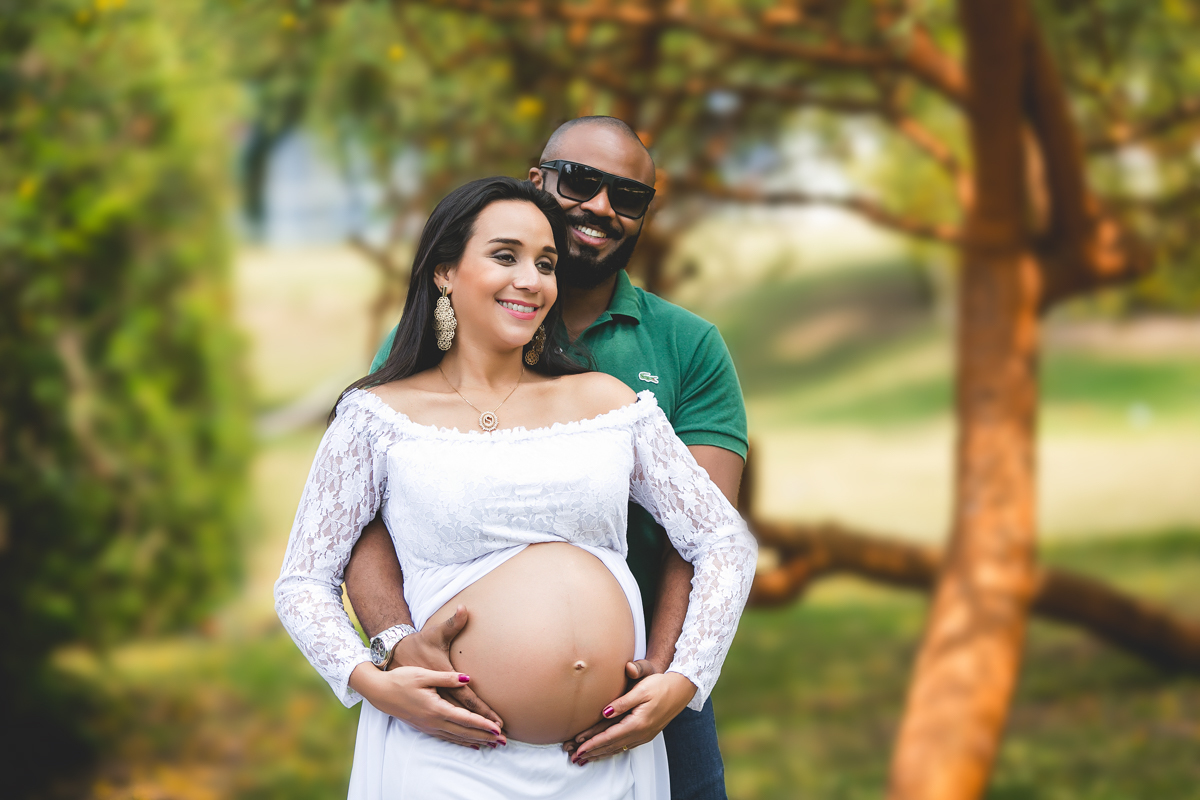 Ensaio fotográfico grávida e esposo