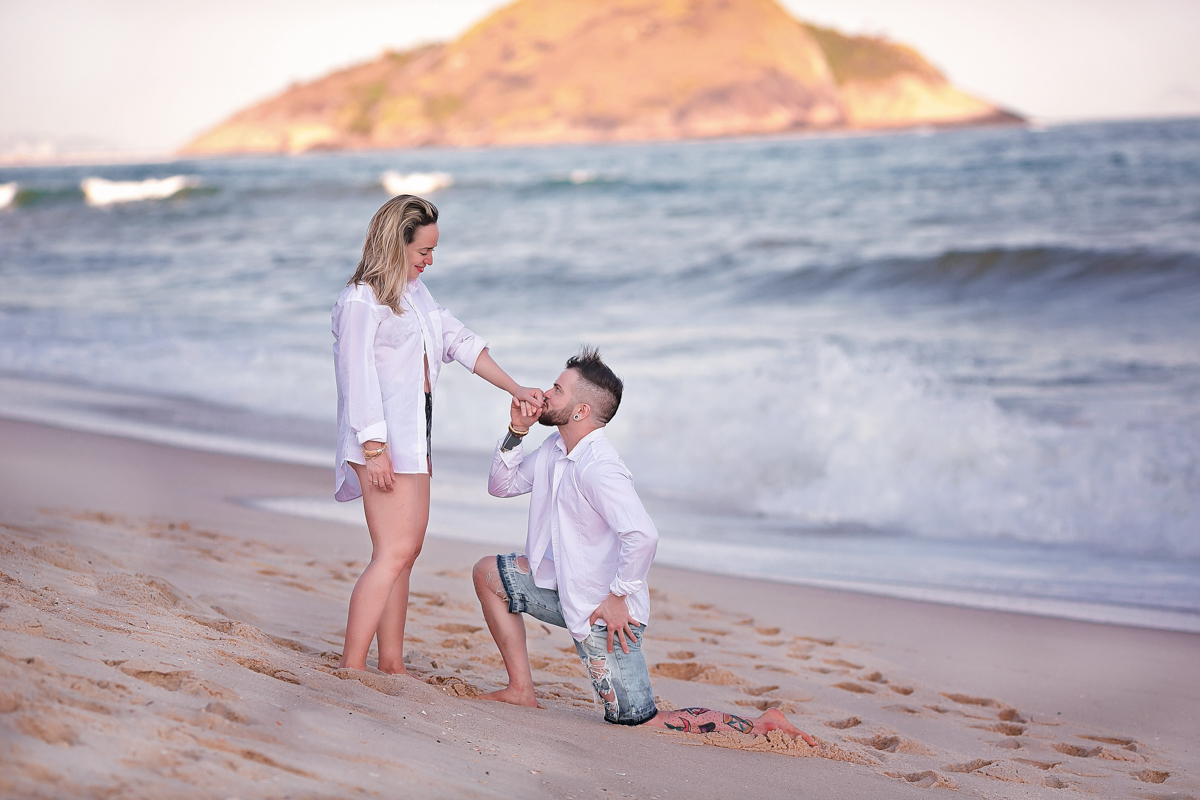 Ensaio fotográfico externo em praia do RJ