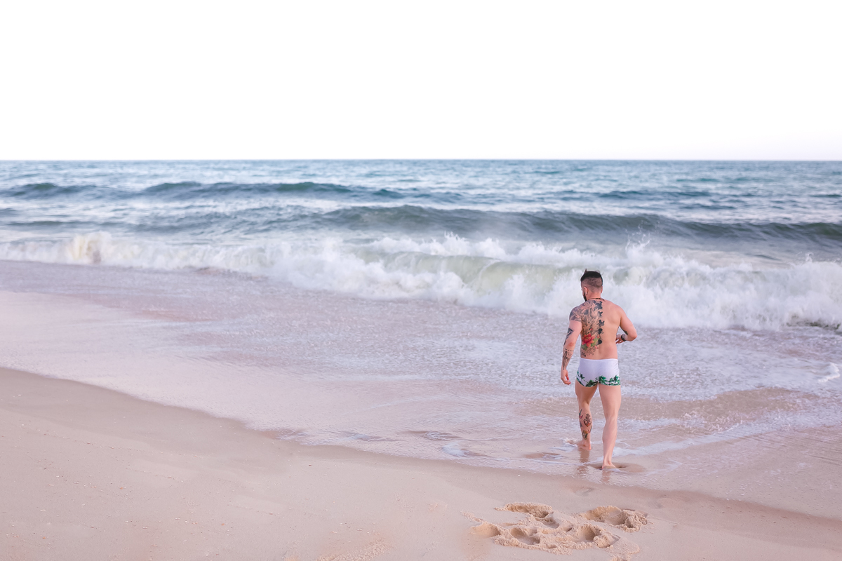 Ensaio fotográfico  externo na praia do pontal 