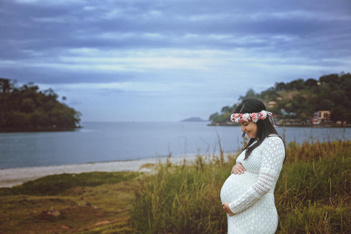 Ensaio gestante em praia de  Mangaratiba RJ