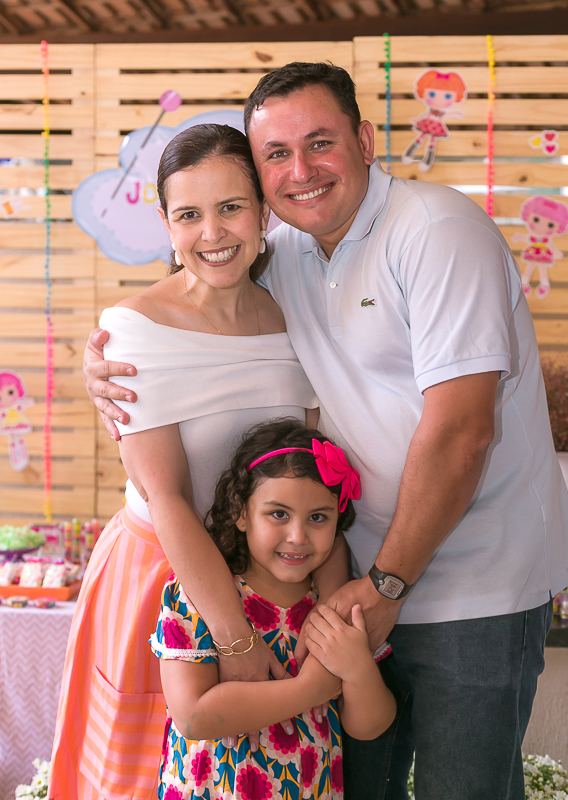 Fotografia de família em festa na Urca