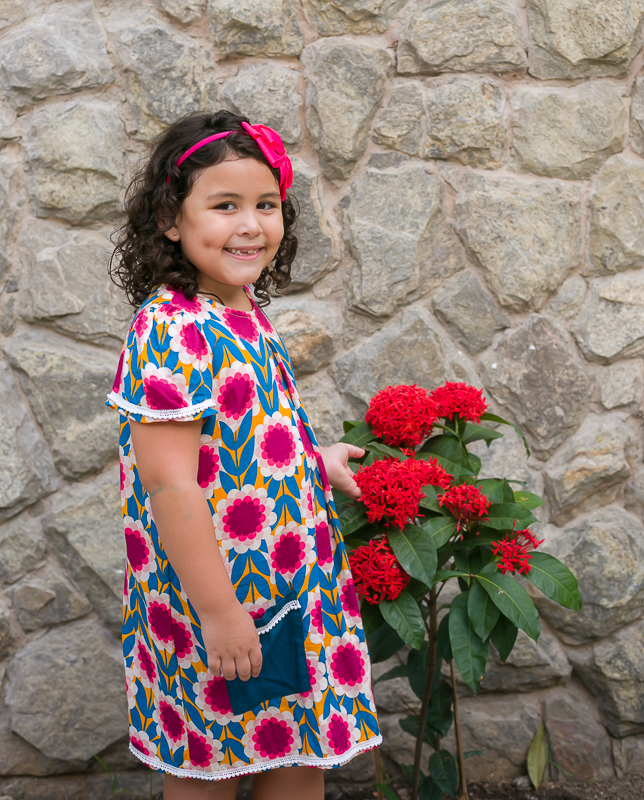 Fotografando ensaio infantil menina