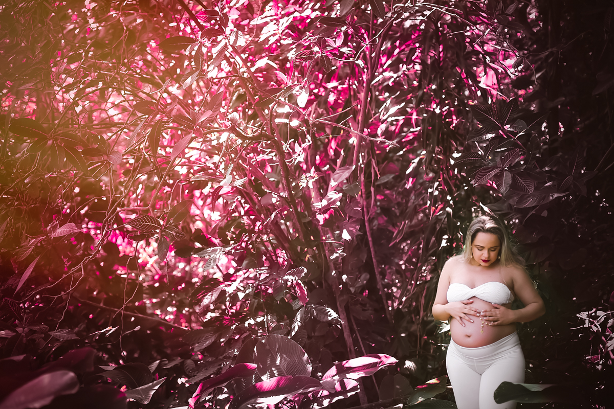 Fotografia de gestante praia vermelha RJ