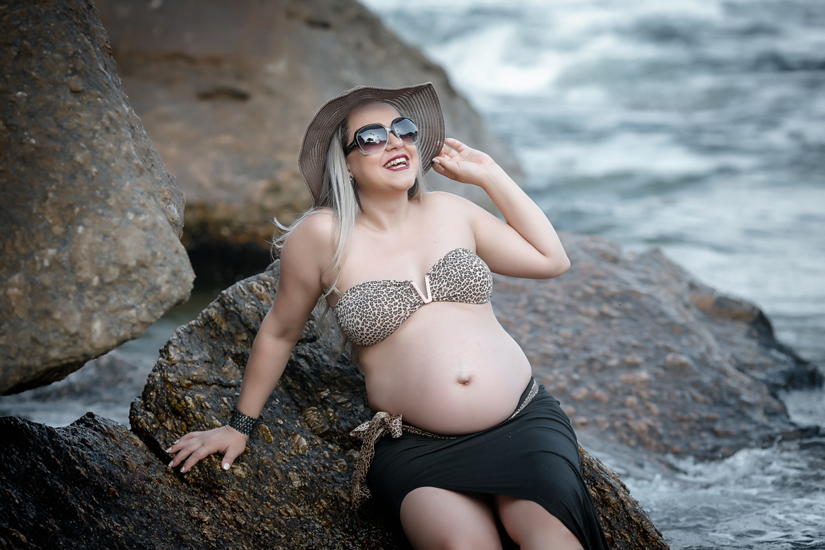 Book de fotos gestante - Urca