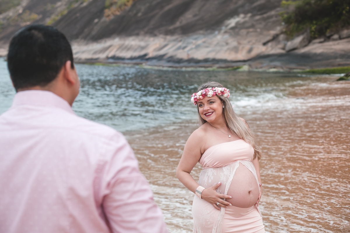 Ensaio de gestante na Urca