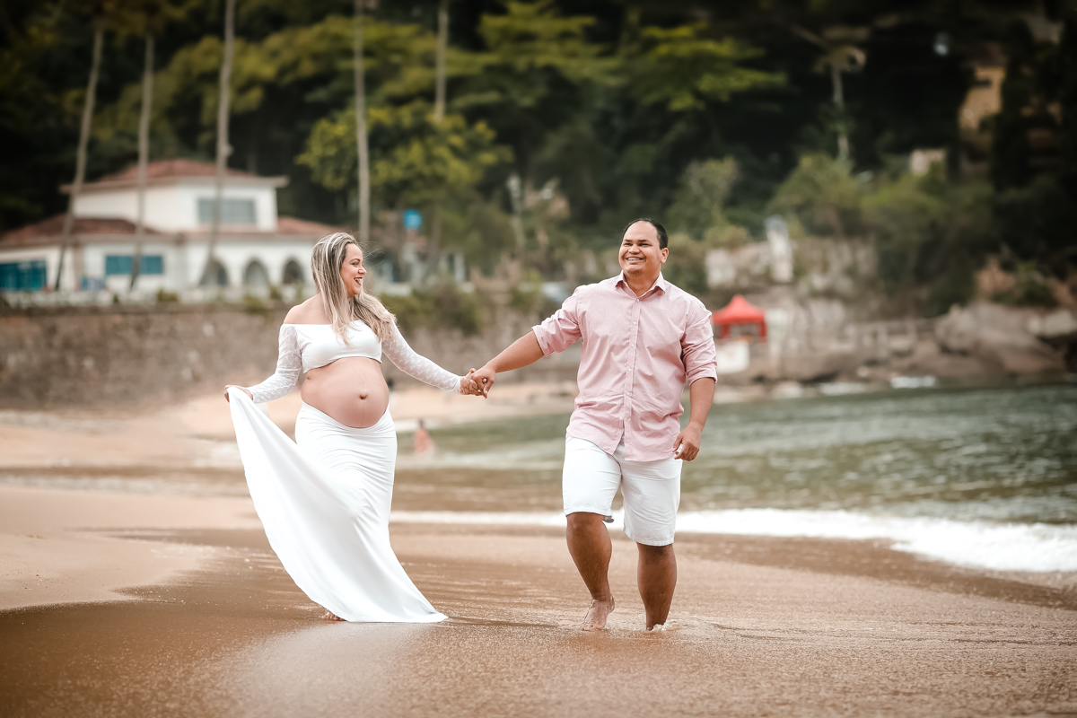 Roupas de ensaio de gestante