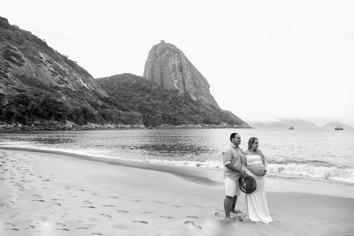 Ensaio gestante no pão de acucar RJ