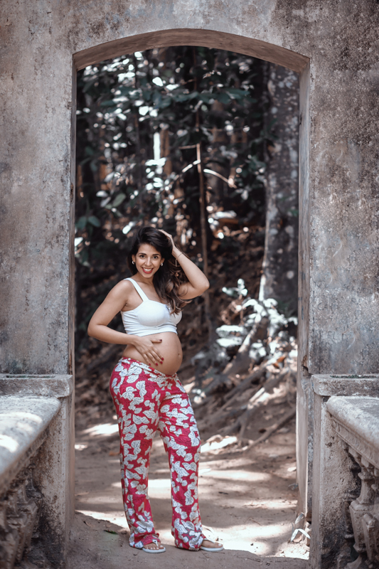 Ensaio Gestante em Parque Lage-RJ