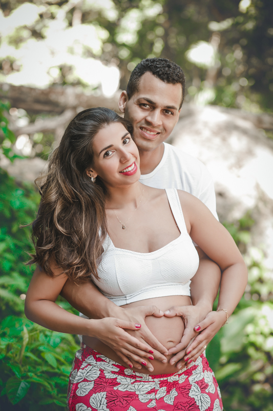 Fotografia de grávida em book  externo
