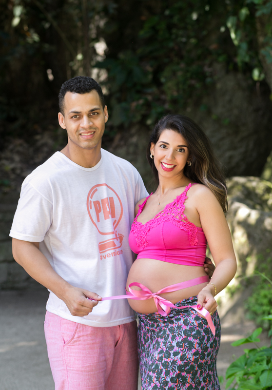 Book externo gestante junto com o papai