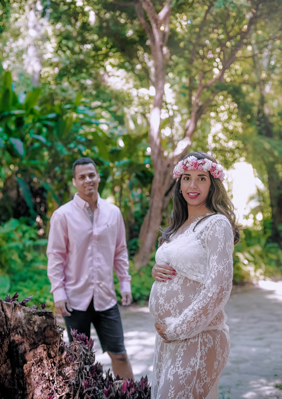 Ensaio Externo de Gestante no Parque Lage