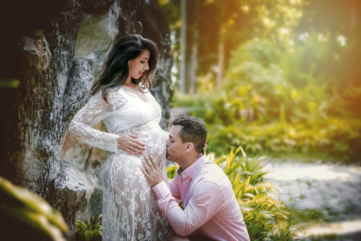 Fotografia afetiva em ensaio de gestante