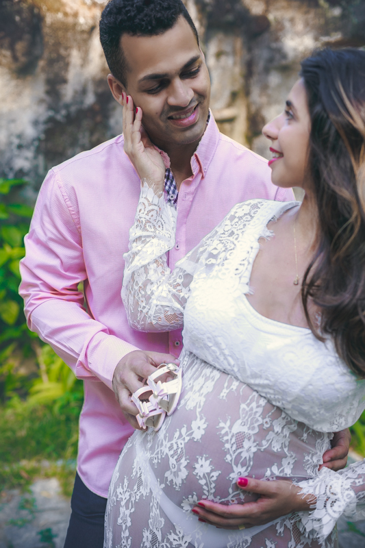 Fotografia afetiva de gestante em book externo