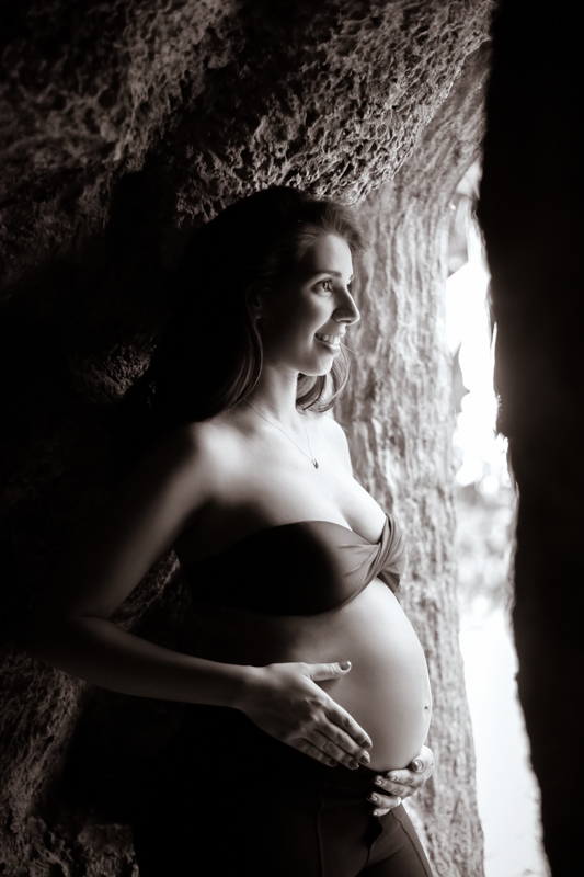 Fotografia de gestante em ensaio externo-Parque Laje