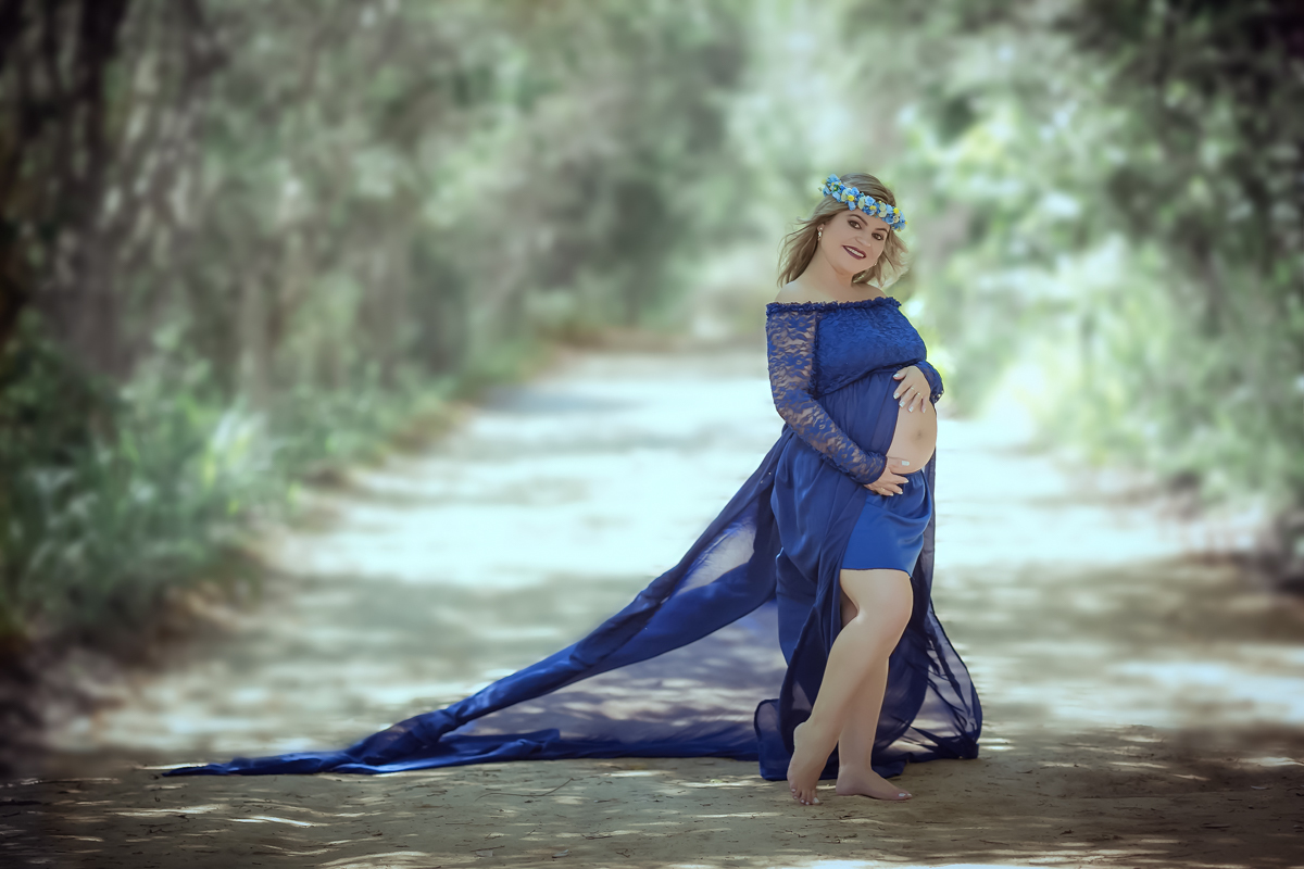 Ensaio de grávida externo