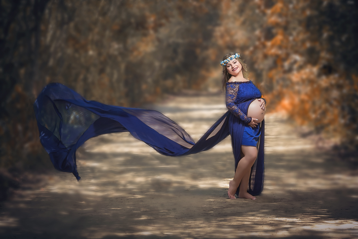 Roupa ensaio gestante