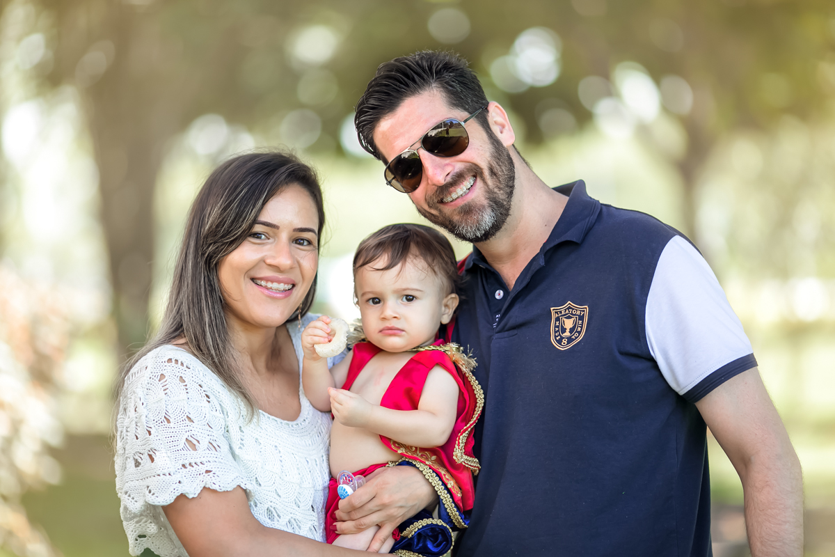 Book de família em ensaio externo