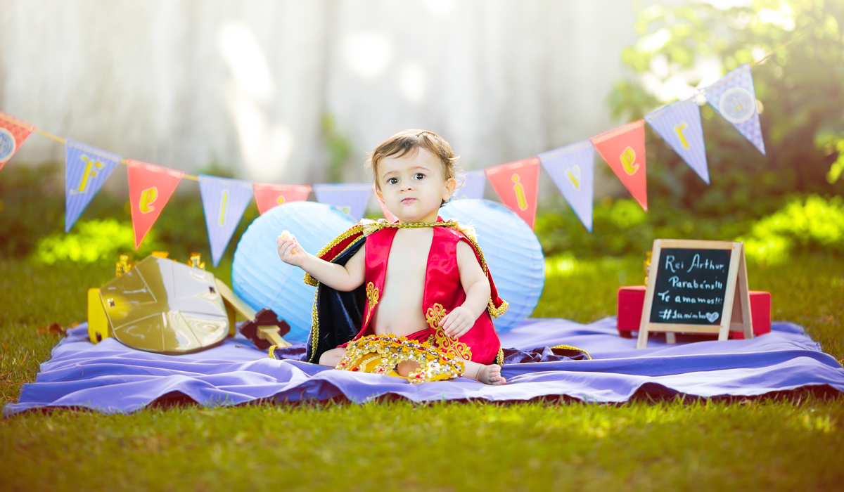 Fotografia de criança em ensaio