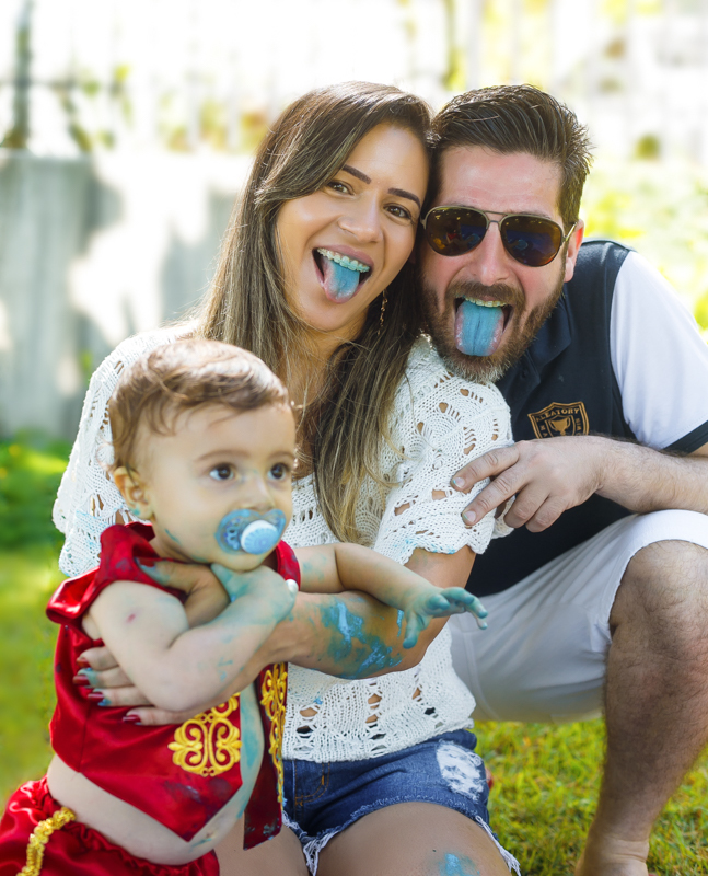 Ensaio de família criativo 