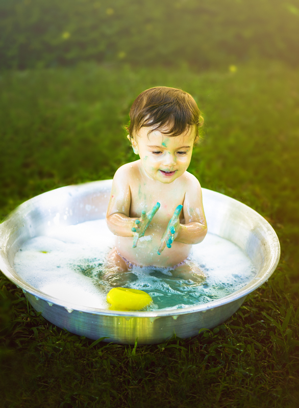 Ensaio infantil criativo