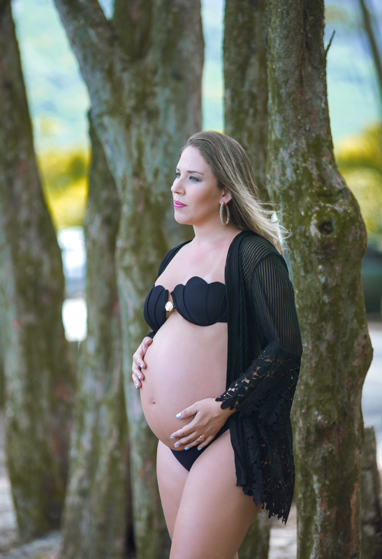 Book Gestante externo em Orla do RJ