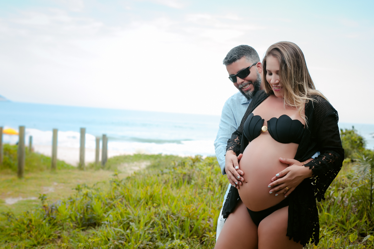 Ensaio gestante no Grumari