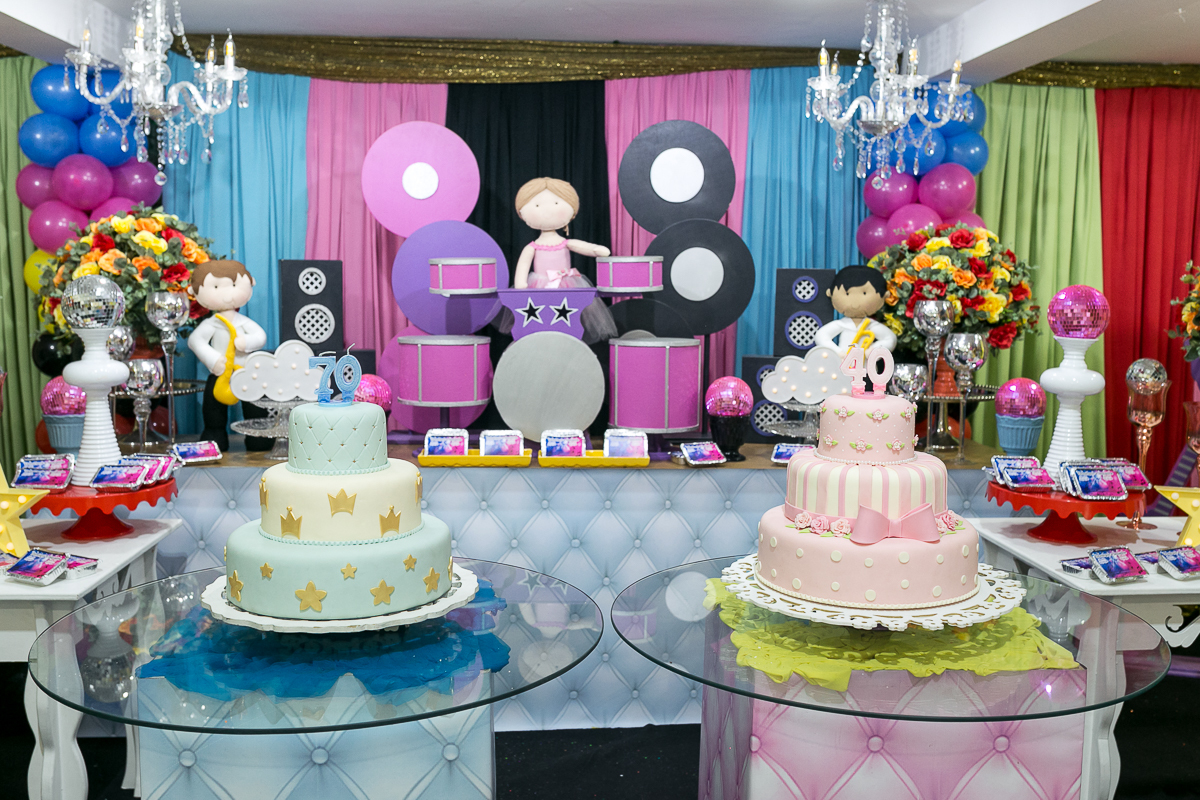 Festa Dupla aniversario salão  Art Kids 